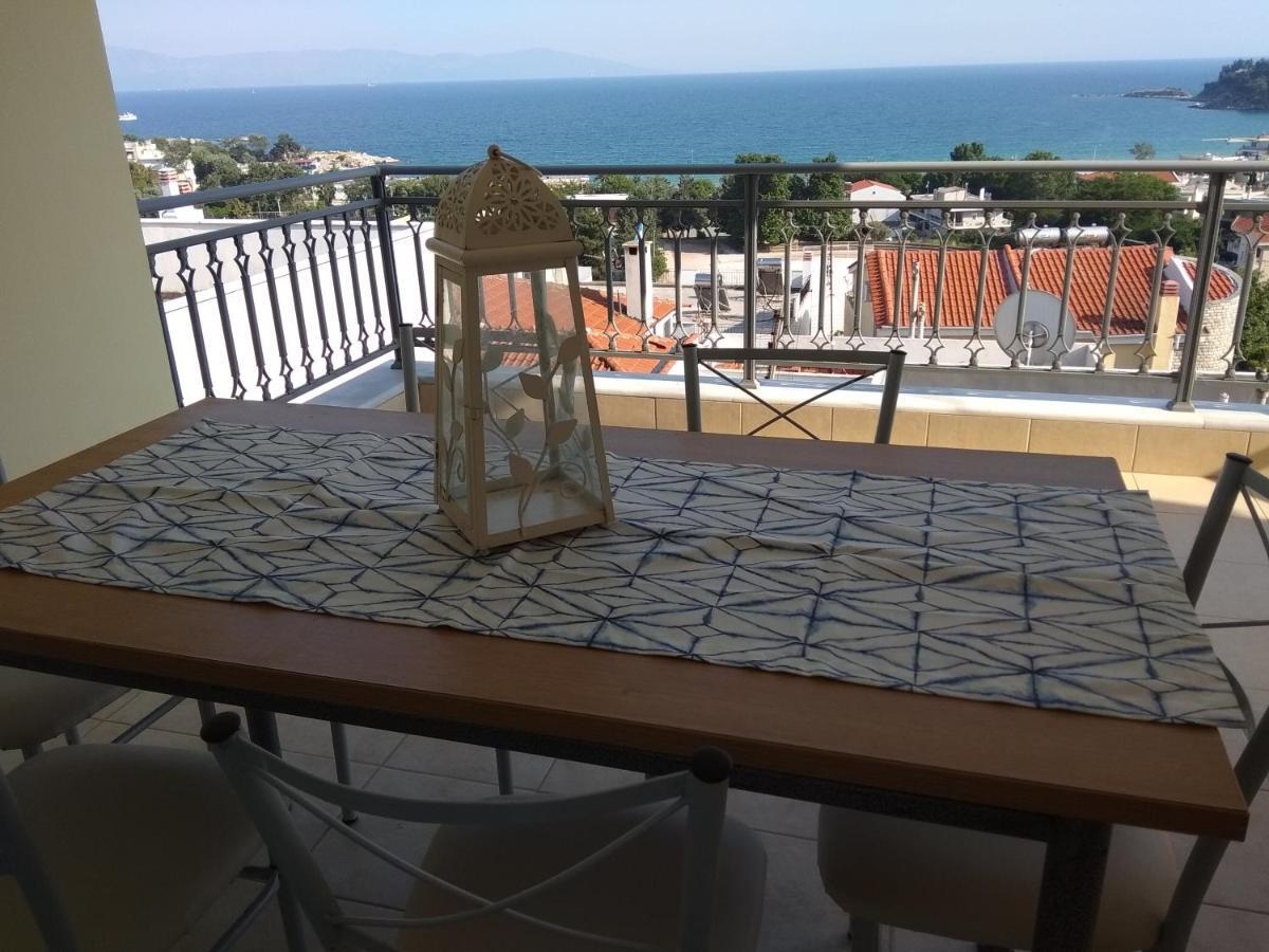 Great Sea View Apartment Kavala Exterior photo